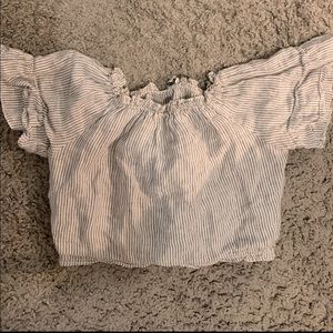 Brandy Melville off the shoulder cropped top